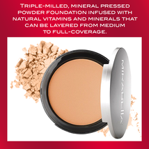 Mirabella Beauty Travel-Size Pure Press Mini Powder Foundation