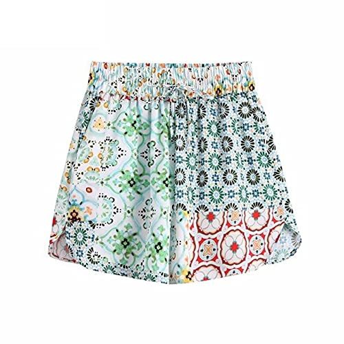 Women Vintage Cloth Patchwork Print Knotted Sarong Skirt Female Chic Floral Slim