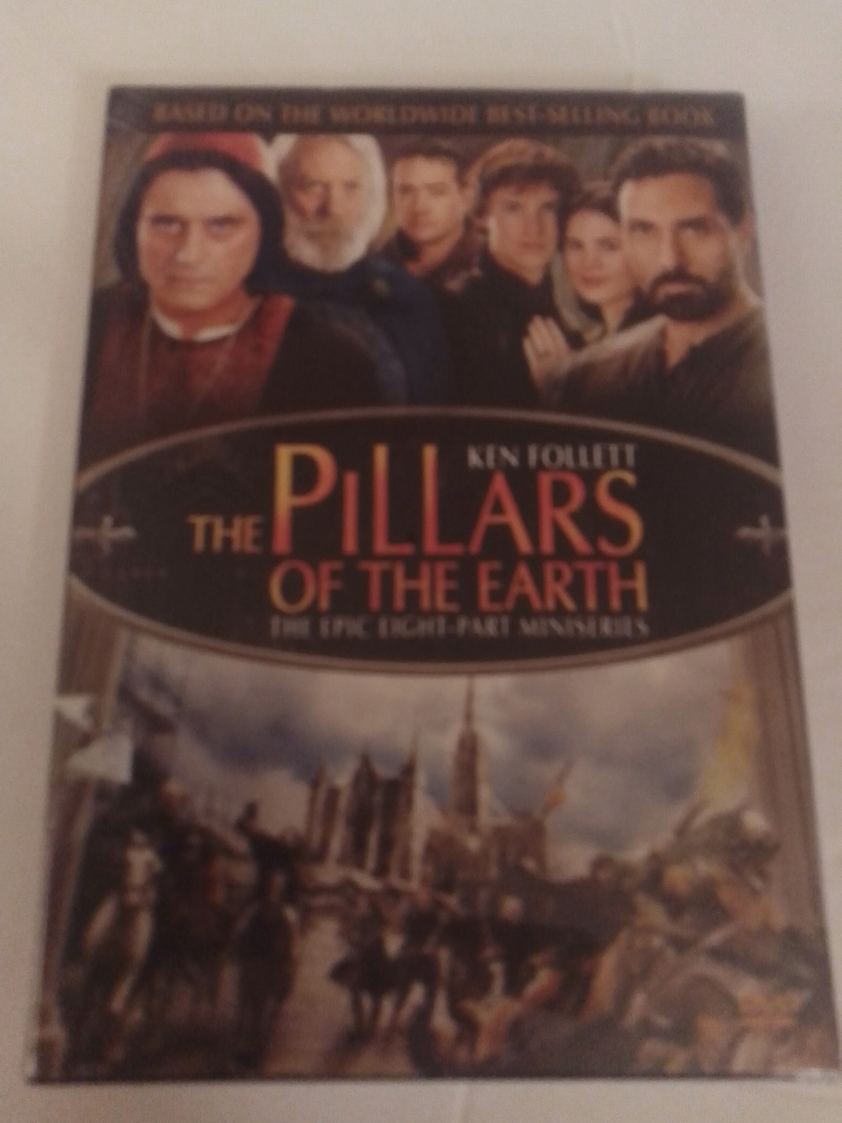 The Pillars of The Earth The Epic Eight Part Miniseries DVD Ken Follett New DVDs & Bluray Discs