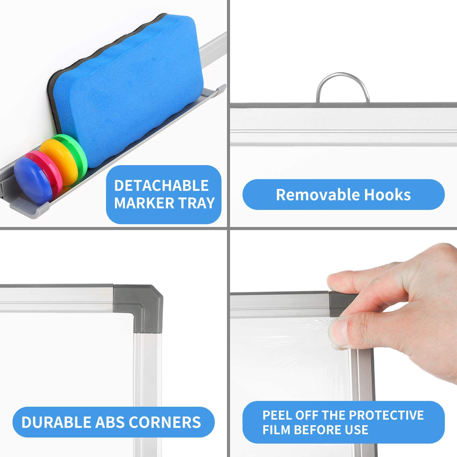 Hanging Dry Erase Board White Board 24 x 36 Inch with