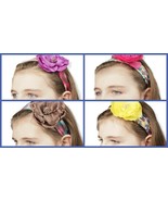 Scunci Headband Floral Chiffon with Flower Accent 4 Styles to Choose - $5.99