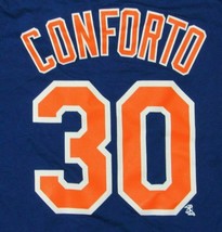 MLB New York Mets # 30 Michael "Scooter" Conforto Boys Baseball T-Shirt (Large) - $12.56