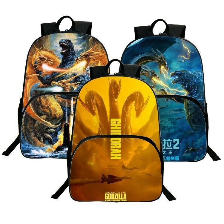 Godzilla: King of the Monsters Backpack Students School Bags Travel Bag ...