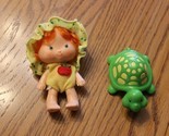 Vtg 1979 Strawberry Shortcake Doll figure Baby Apple Dumplin Tea Time Turtle