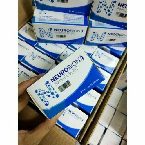 60 Tablets Neurobion Vitamin B1, B6, B12 for Numbness, Tingling, Nerve