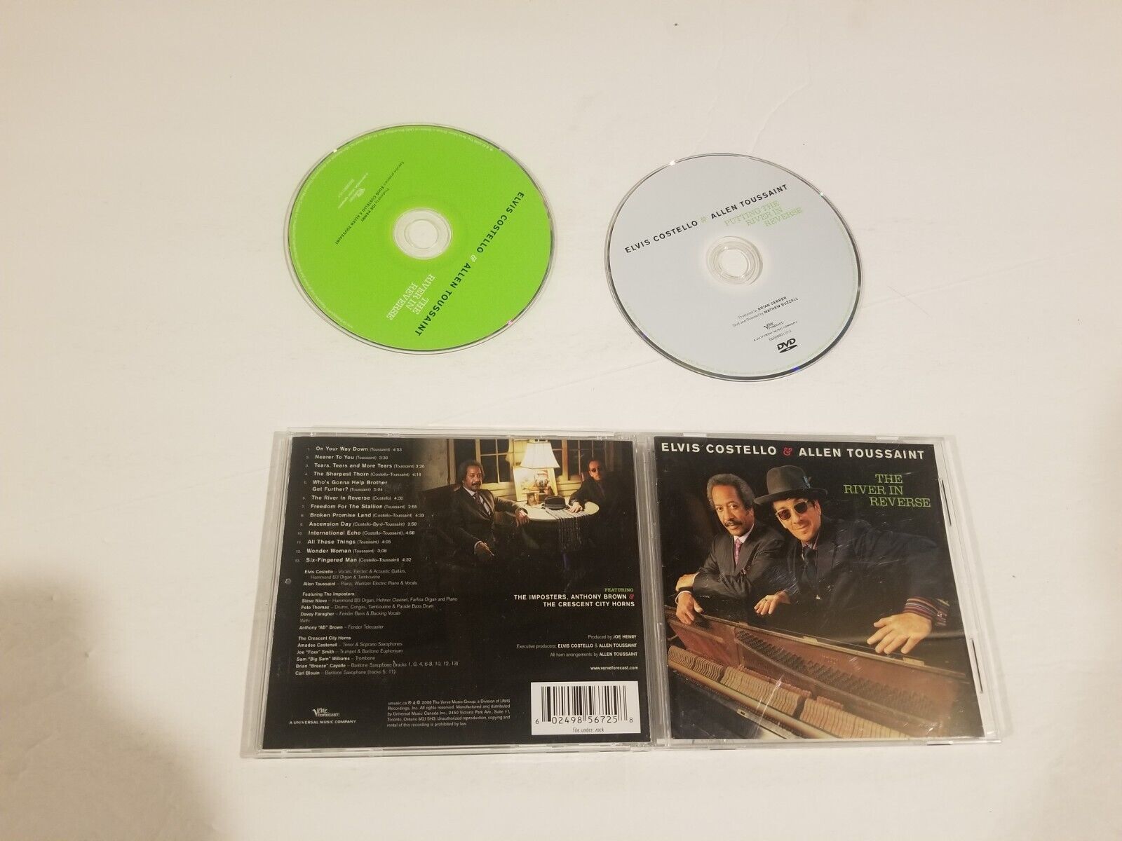 The River in Reverse by Allen Toussaint/Elvis Costello (CD/DVD, May ...