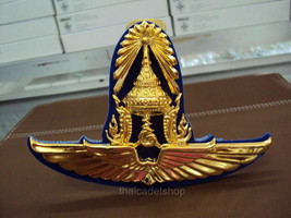 Royal Thai Air Force Obsolete Vehicle Grill Metal Badge Crest Wing New Badge - $70.13