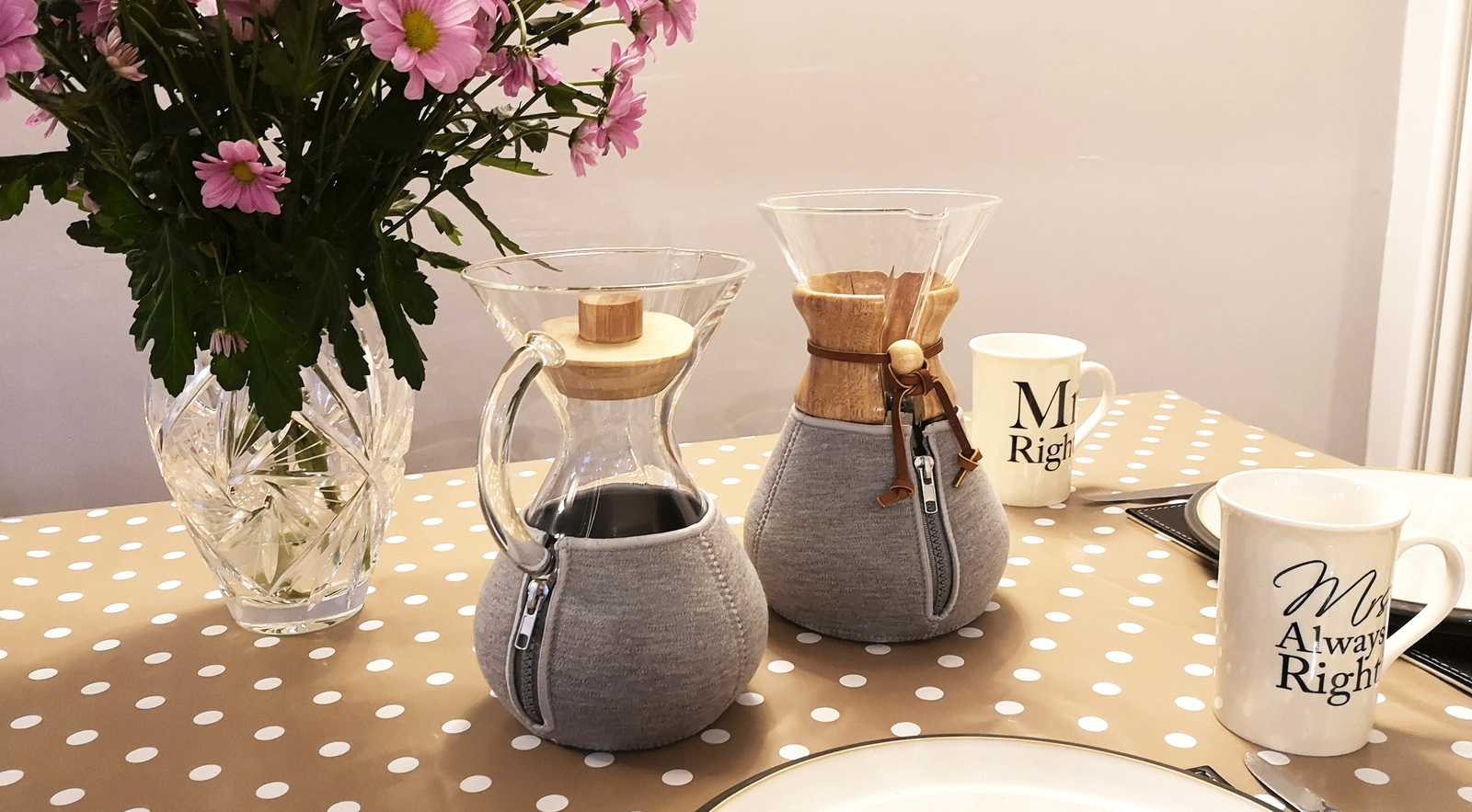 Chemex Coffee Maker Cozy Pour Over Filter Coffee Warmer Accessories