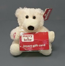 Dan Dee Gift Card Holder Records Your Voice and Playback 5&quot; Bear Plush D... - $16.10
