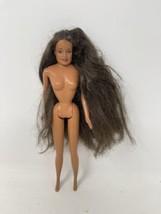 Vintage Mattel Barbie Long Brown Hair Blue Eyes 1966 Doll Phillipines Body - $24.74