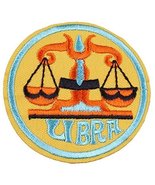 Libra Color Embroidered Iron-On Patch Zodiac Sign - 3 inch - $4.90