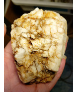 raw white Quartzite crystal Rock nugget stone Montana 10oz aquarium terr... - $8.99