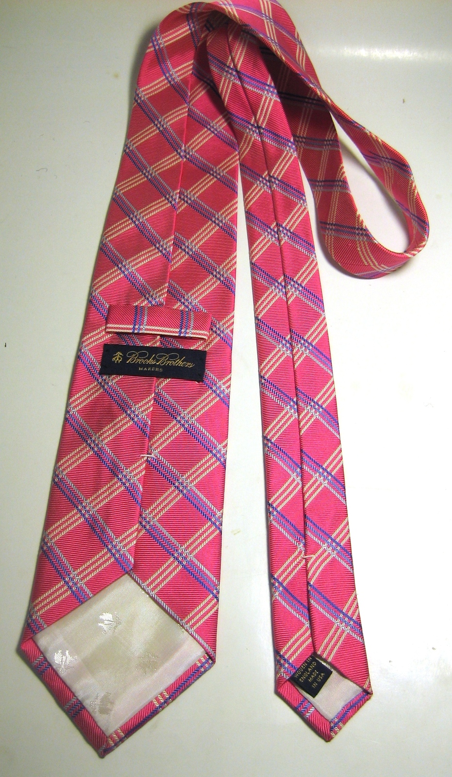 brooks brothers pink tie