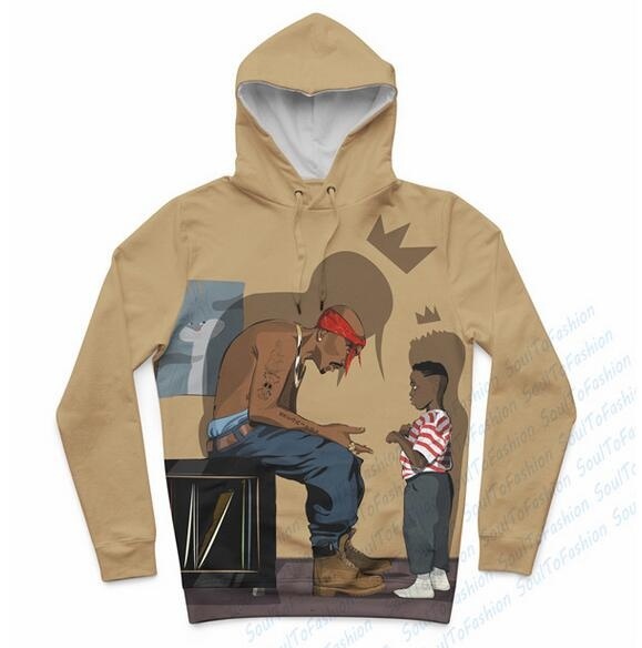 New Fashion Mens/Womens Tupac Kendrick Lamar Funny 3D Print Casual Sweatshirt Ho
