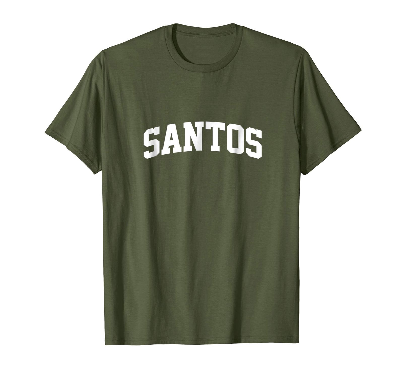 Funny Tee Santos Family Name Santos Gift TShirt Men TShirts