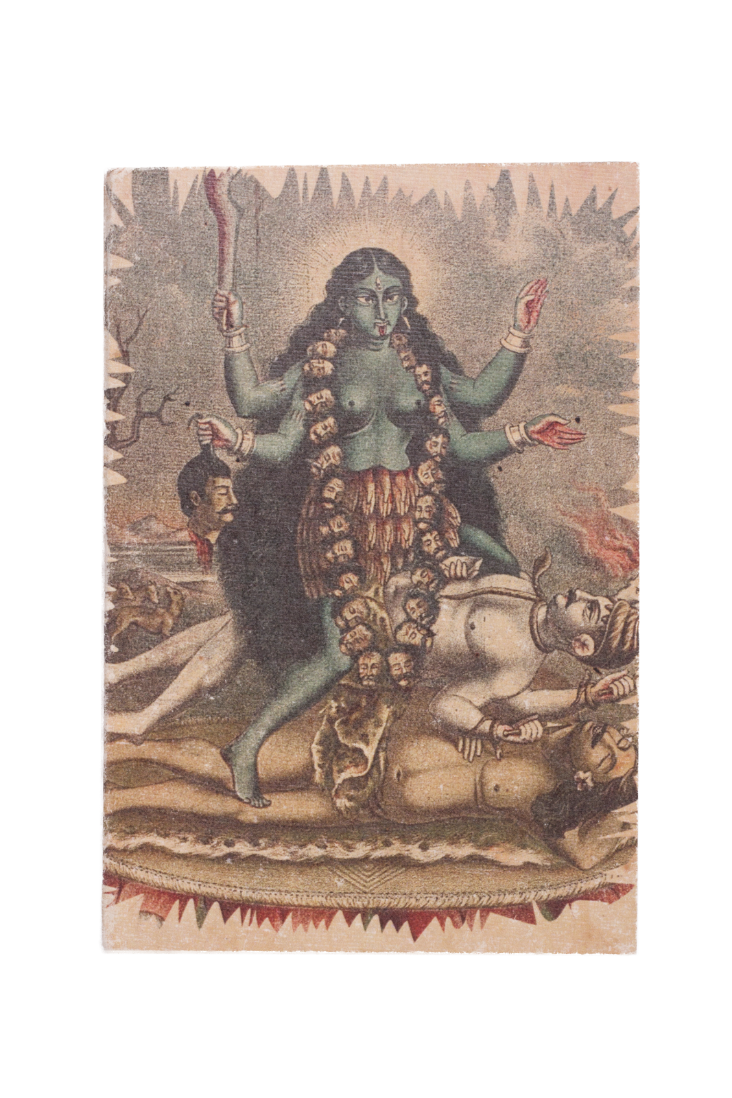 Vintage Goddess Kaali Designed Eco Friendly,Acid-Free Handmade Paper Notebook
