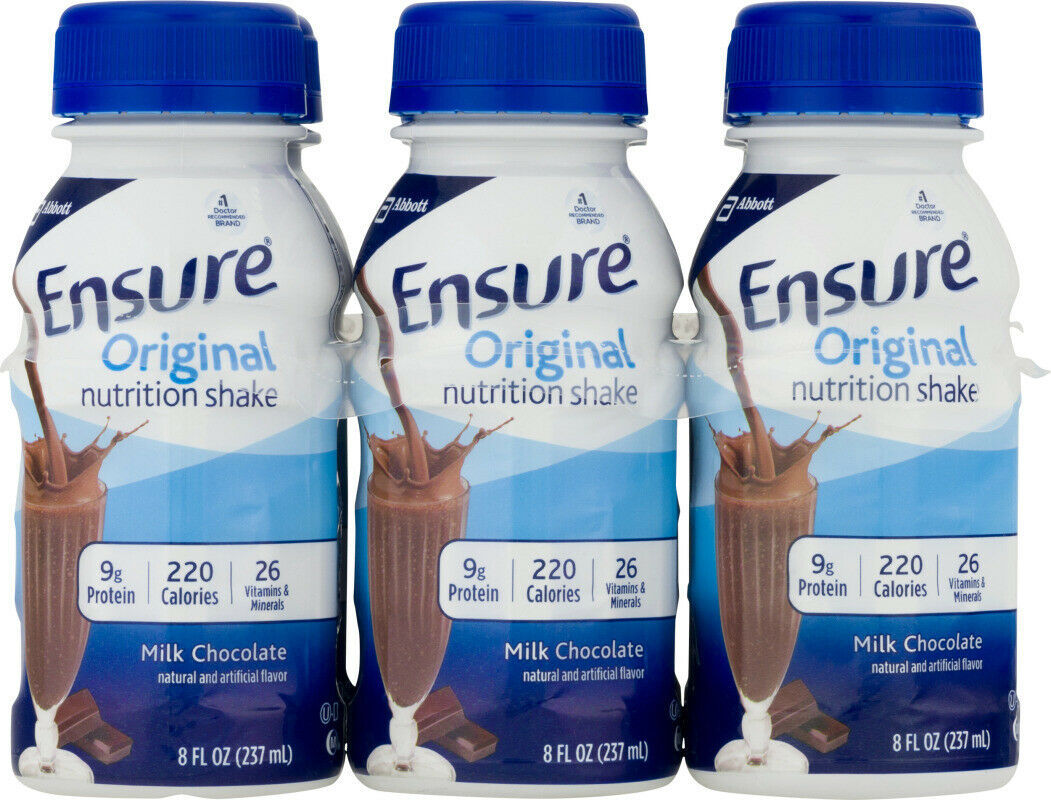 Ensure Original Nutrition shake Milk Chocolate Flavor 8 oz ...