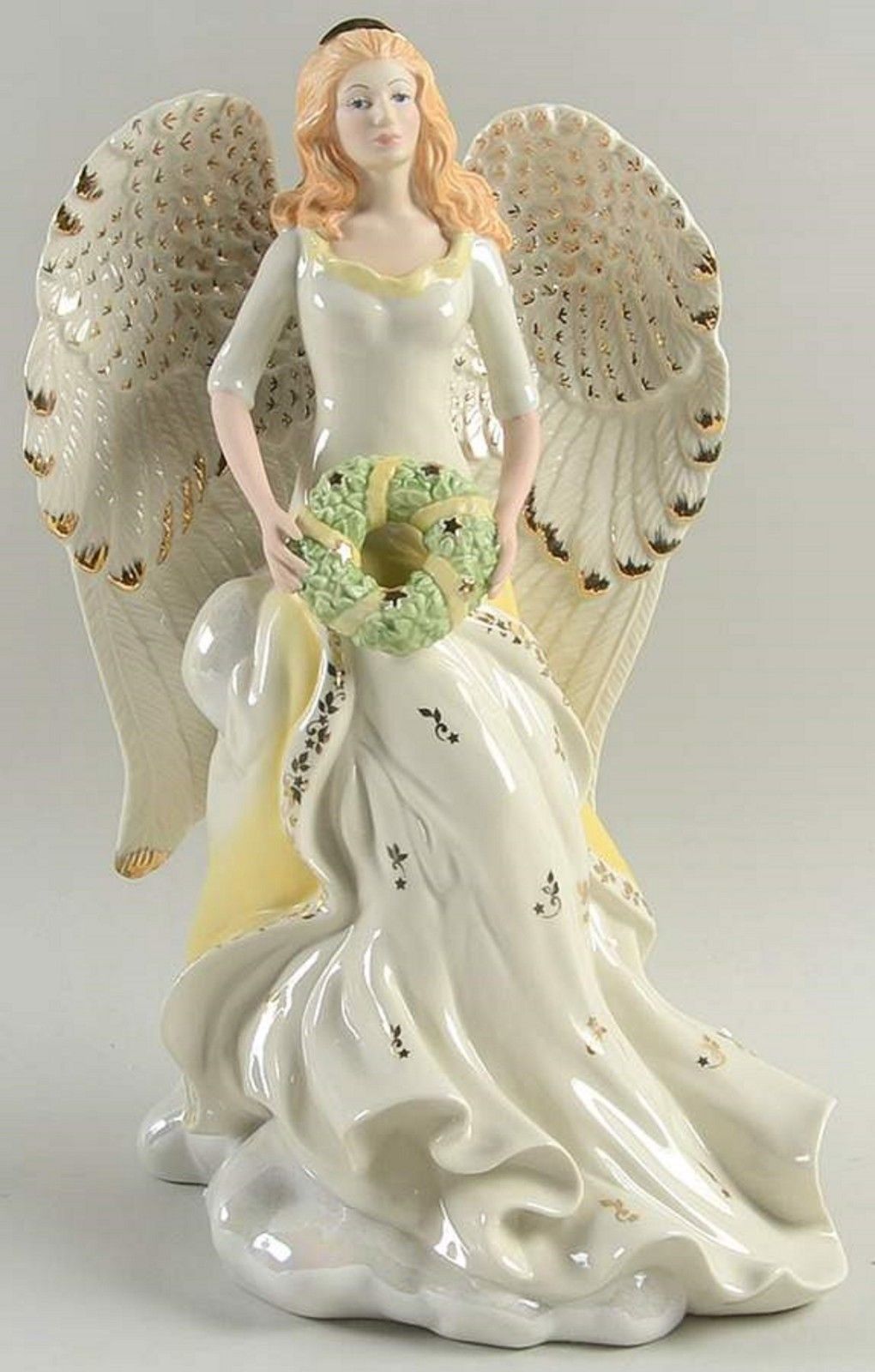 Lenox 2016 Millennium Angel Figurine Angelic Honor Wreath Strength