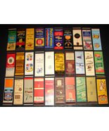 30 1930-1950s MATCH COVERS Chocolate Bread Candy Theatre Drugs Yacht Har... - $34.99
