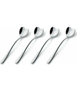 Demitasse Espresso Spoons 12-Set Italian Spoon ALESSI for Delta Heart Sh... - $20.99