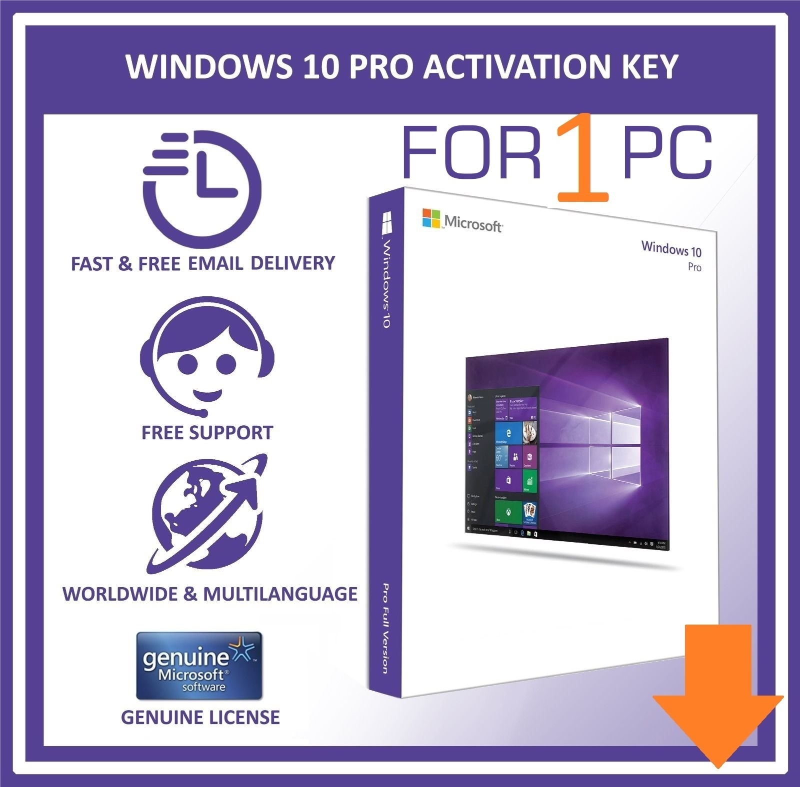 windows 10 pro product key digital