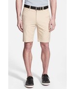 NWT BOBBY JONES Golf shorts 32 flat front moisture wicking khaki $95 - $42.67