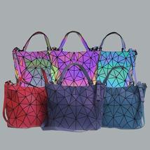 2020 New Women Fashion Luminous Geoemtric Handbags .Foldable Shoulder Ba... - £40.47 GBP