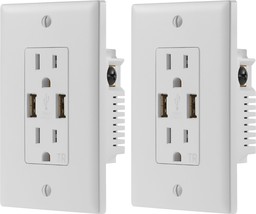 2.4A Usb Wall Outlet (2-Pack) - $46.55