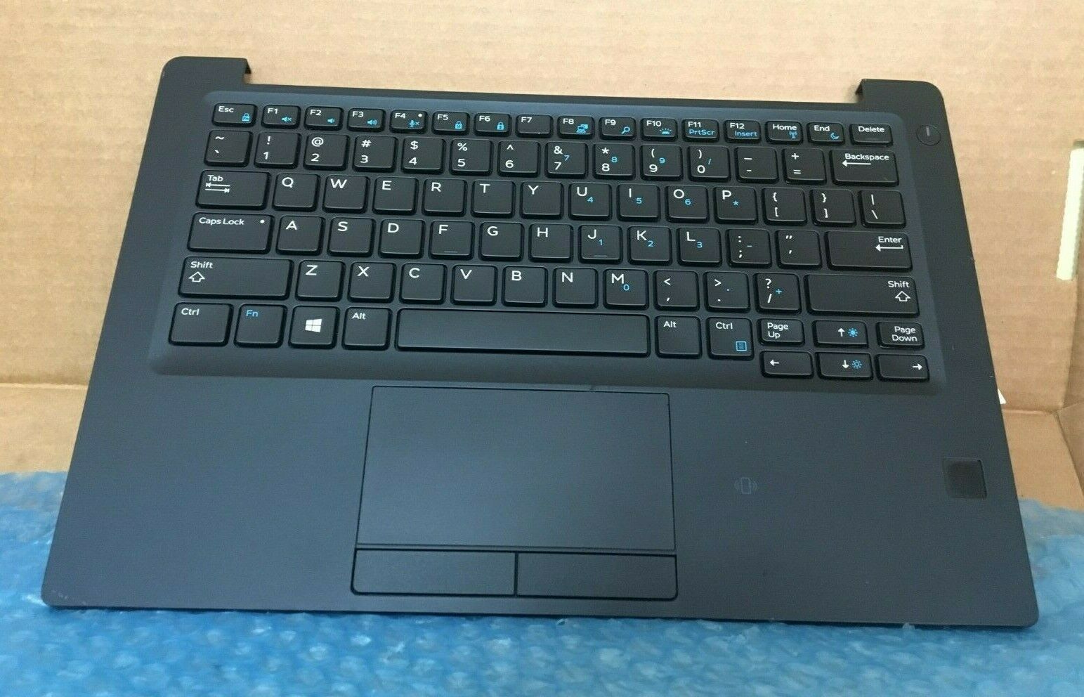 OEM Dell Latitude 7290 / 7390 Palmrest Touchpad US Keyboard Fingerprint ...