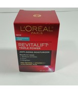 L&#39;Oreal Paris Revitalift Triple Power Face Moisturizer Fragrance Free, 1... - $16.44