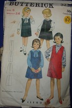 Butterick Girl’s Jumpers Size 6 #3235 - $5.99