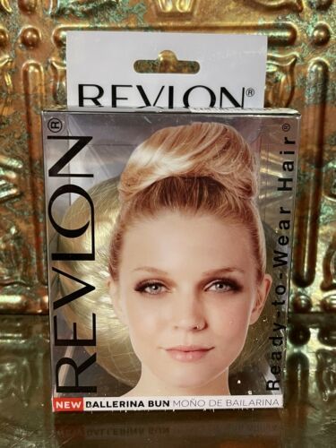 REVLON BALLERINA BUN READY TO WEAR HAIR PIECE LIGHT BLONDE, New in Box - $10.87
