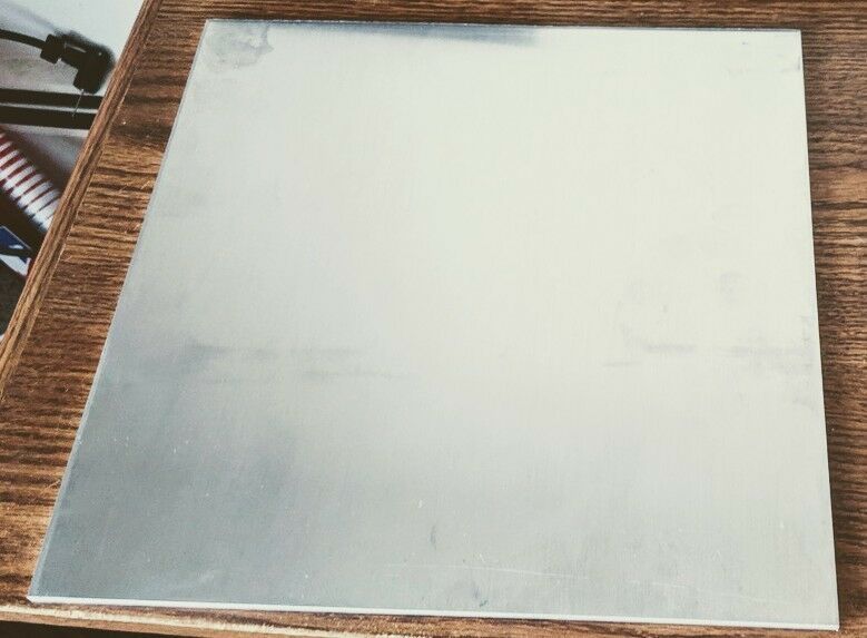 3//16/" Aluminum 12/" x 36/" 5052 Sheet Plate with Vinyl PVC Coating one side
