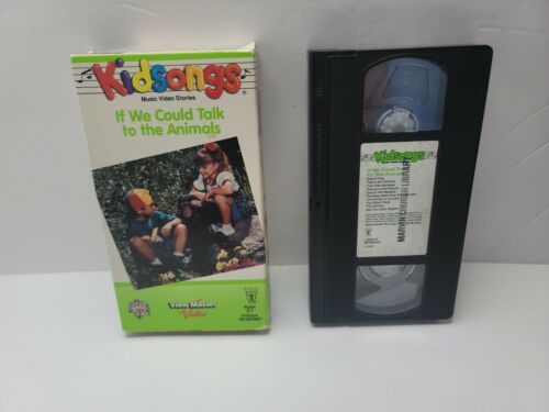 Kidsongs- If We Could Talk to the Animals VHS Kidvision 1993 Rare OOP - CDs