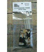 5 Package Luggage Tags With Zip Ties Carry On, Classy Airplane Stewardes... - $8.13