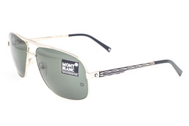 Mont Blanc Gold / Green Sunglasses MB456S 28N - $175.42