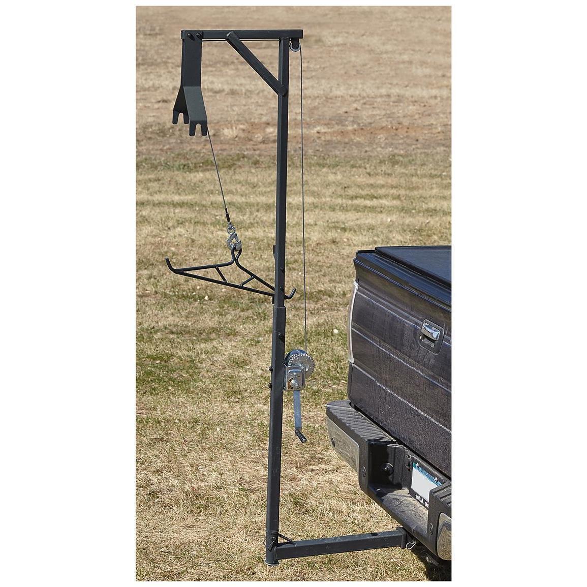 Game Hanger Deluxe Deer Hoist and Gambrel 300 lb Swivel Hitch Mount ...