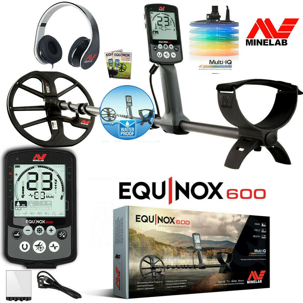 Minelab EQUINOX 600 Underwater Metal Detector with 11