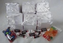 100 Flat White Candy Boxes#101-Favor Box,Cardstock,Holiday,Free Shipping - $20.00