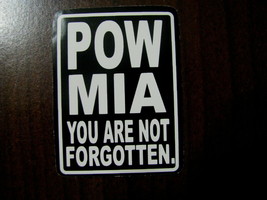 4 pieces Wild stickers POW MIA YOU ARE NOT FORGOTTEN for biker - $13.81