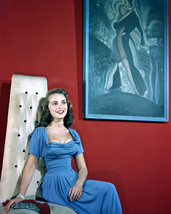 Janet Leigh 1940's rich color pose by painting 16x20 Canvas Giclee - $69.99