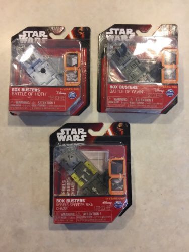 Star Wars Box Busters Endor Attack Pop Open Block Miniature Toy Play Set NEW