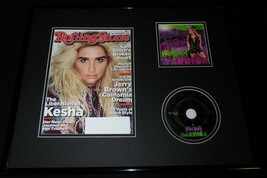 Kesha 16x20 Framed 2013 Rolling Stone Magazine & Warrior CD Display