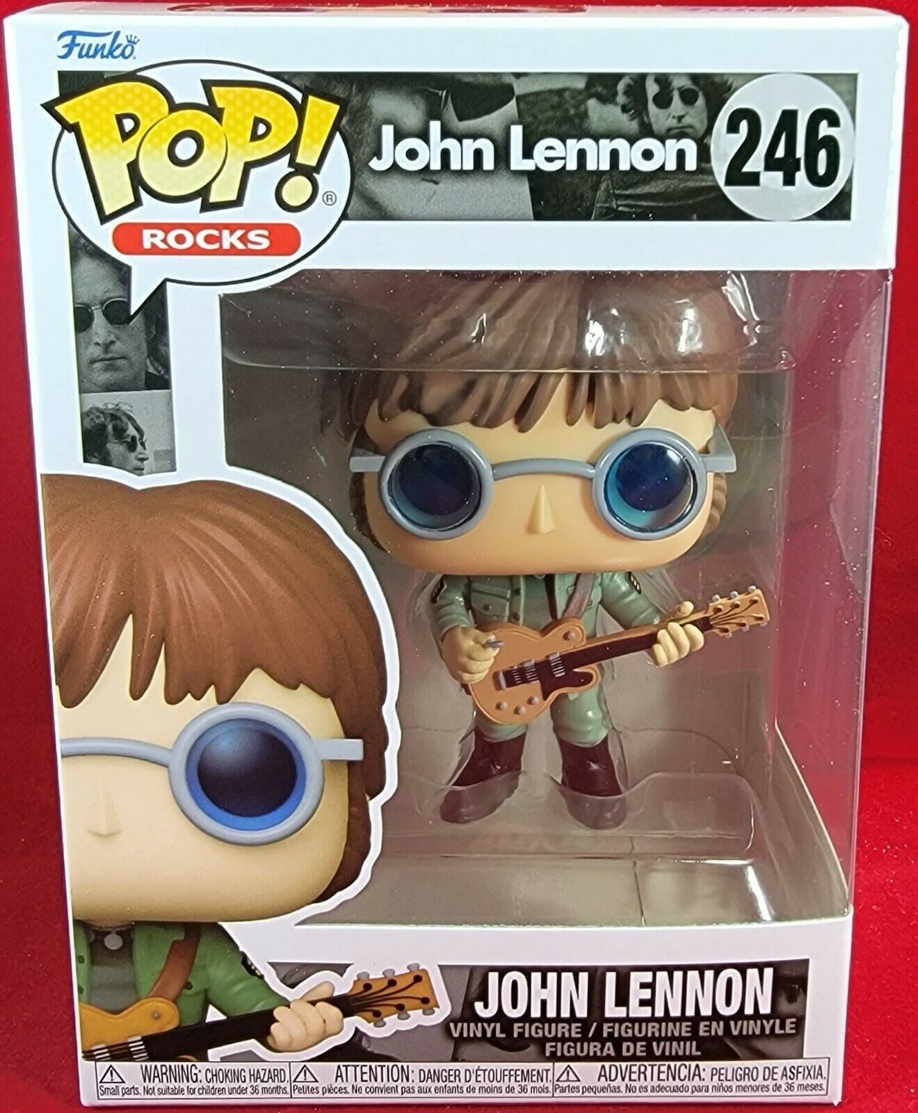 John Lennon funko # 246 (nib)Brand new John Lennon of the Beatles funko ...