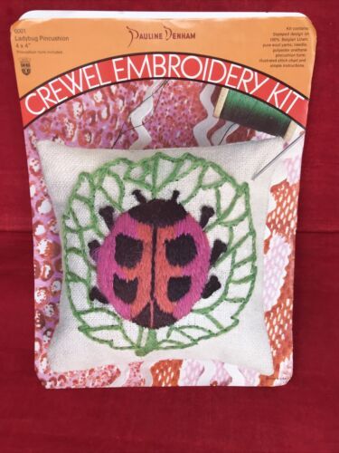 Crewel Kit Creative Village Stitchery Sally Girl Embroidering 51-951 Vintage