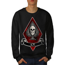 Diamond Ace Skull Casino Jumper Game Skull Men Sweatshirt - $18.99