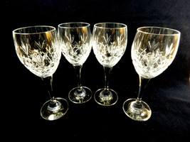 Lot of 4 VTG Marquis By Waterford Irish Cut Crystal Water Wine Goblet Set - $126.23