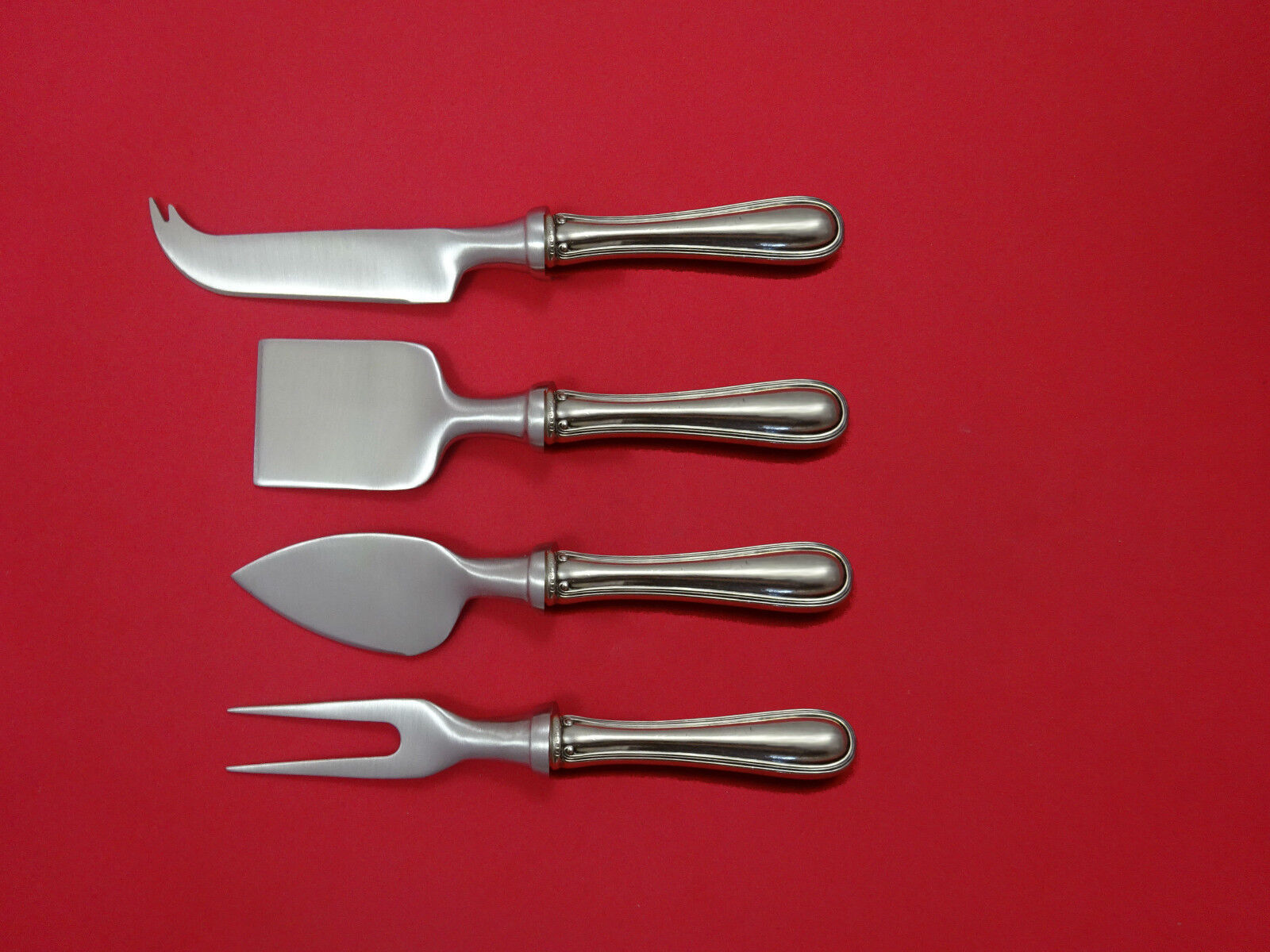 Commonwealth by Watson Sterling Silver Cheese Serving Set 4pc HHWS  Custom - $286.11
