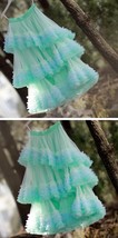 Rust Layered Tulle Skirt Outfits High Waisted Tulle Tutu Skirts Custom Plus Size image 6