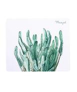 Fashion Creative Home Office Mouse Pad, White Bottom And Cactus - $15.09